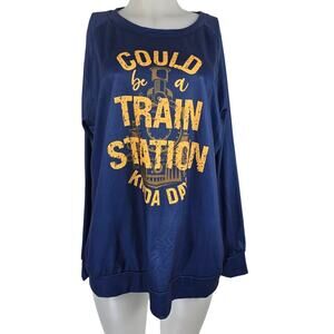 Yellowstone Could Be A Train Station Kinda Day Lightweight Sweatshirt 3XL